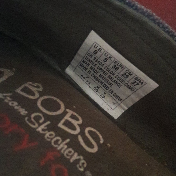 Bob's camo comfy slip on shoes - Picture 7 of 7